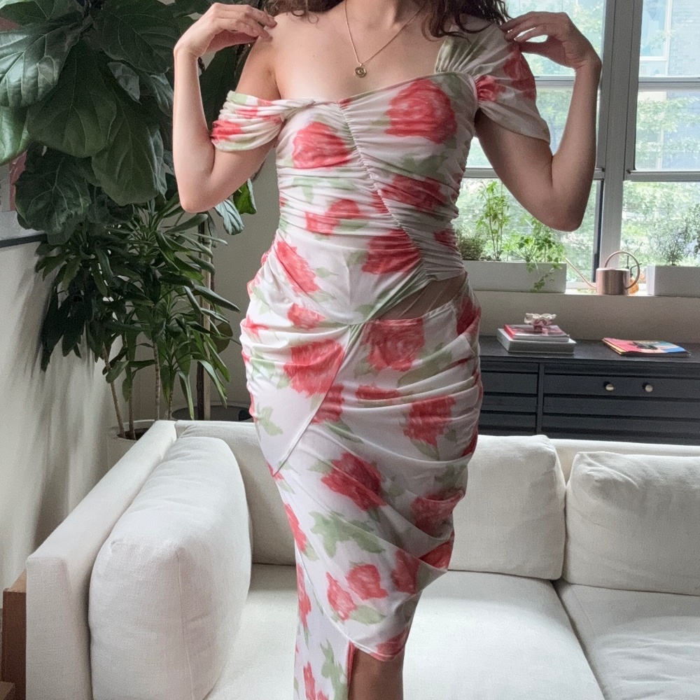 Yuhan Wang Drape Dress